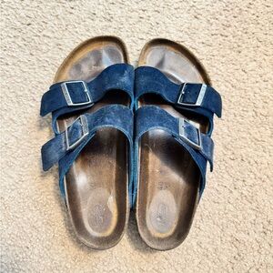 Navy Blue Arizona Birkenstock